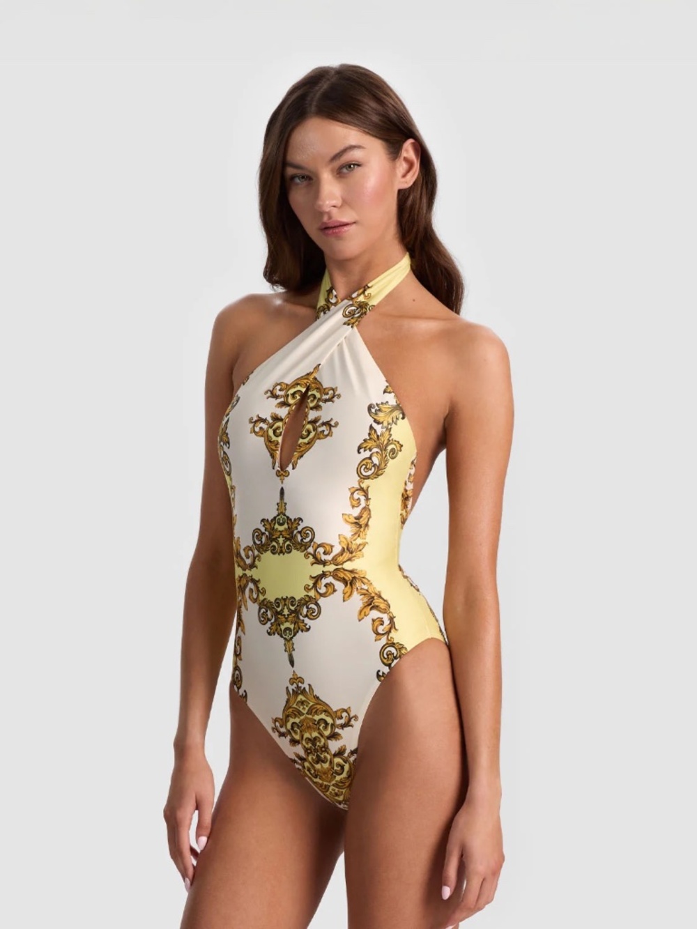 A+O X PQ GOLDEN COAST CROSS FRONT ONE PIECE S NEW
